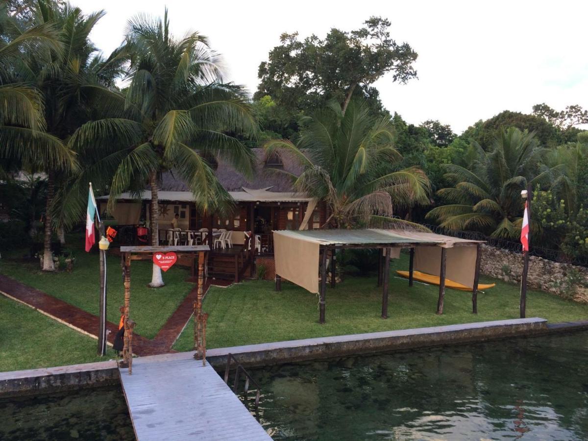 Coras Place Bacalar Lagoon Front Extérieur photo